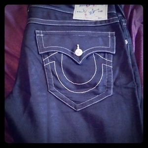 Mens Black True Religion